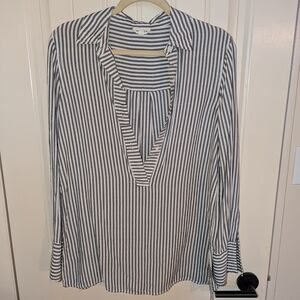 Striped Black and White Women's Top